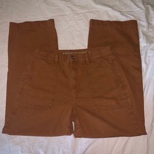 American eagle wide leg crop jeans